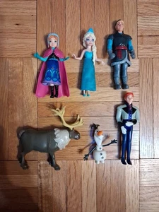 Disney Frozen komplettes Story Set 3,75 Zoll - Anna, Elsa, Kristoff, Hans, Olaf, Sven - Bild 1 von 6
