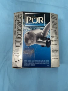 PUR FM-9000 brushed stainless steel Water Filtration System with 1 New Filters - Picture 1 of 7