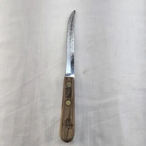 VTG L.L. Bean Knife 10.5" Carbon Steel 2 Pin Handle 5.75" Blade - Picture 1 of 10