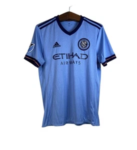 New York City FC Men's Adidas Climacool Soccer MLS Jersey Blue Size M - Picture 1 of 10
