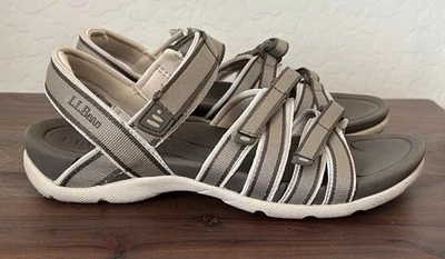 LL BEAN Women's Casual Comfort Multi Strap Sandals - 9  - Image 1 of 4