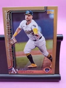 2025 Topps Series 1 - Seth Brown #8 Gold /2025 A'S - Picture 1 of 2