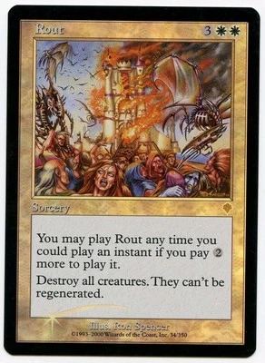 Magic the Gathering ROUT #34/350 Foil Invasion Common 2000 NM - Image 1 of 2
