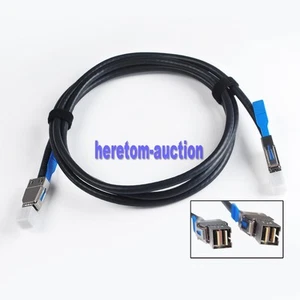 For Dell GYK61 High Speed External Mini SFF-8644 to SFF-8644 HD SAS Cable 2M/6ft - Afbeelding 1 van 14