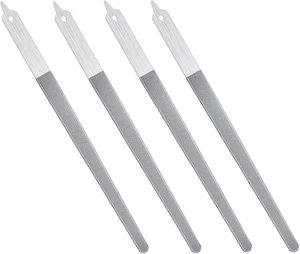 4 Stück Diamant Deb Nagelfeile Metall Nagelfeile mit scharfer spitzer Spitze, Edelstahl - Bild 1 von 12