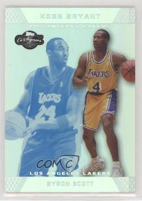 2007-08 Topps Co-Signers Silver Blue Foil /29 Byron Scott Kobe Bryant #41 HOF - Image 1 of 2