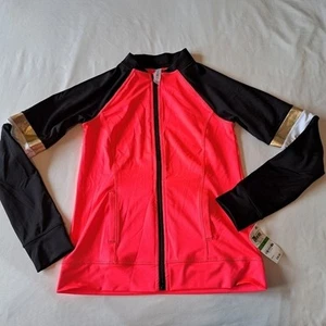 Ideology girls size large bright flamingo pink zip up NWT - Picture 1 of 6