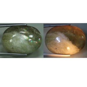44.90 Cts_Loose Stone_100 % Natural Unheated Color Change Diaspore_Turkey - Foto 1 di 5