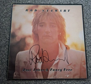 Rod Stewart Footless And Fancy Signed LP Sleeve - Picture 1 of 3