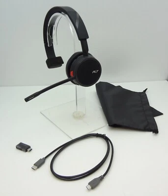 Plantronics Voyager 4210 UC Monochrom BT600-C Usb-C Bluetooth PC Headset - Bild 1 von 2