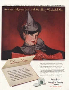 1945 Woodbury: Another Hollywood Star Vintage Print Ad - Picture 1 of 1