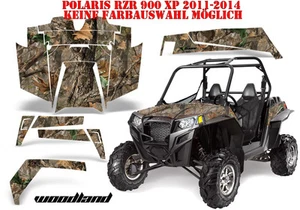 KIT GRÁFICO DE DECORACIÓN DE CARRERAS AMR ATV POLARIS RZR 570/800/900 WOODLAND B - Imagen 1 de 4