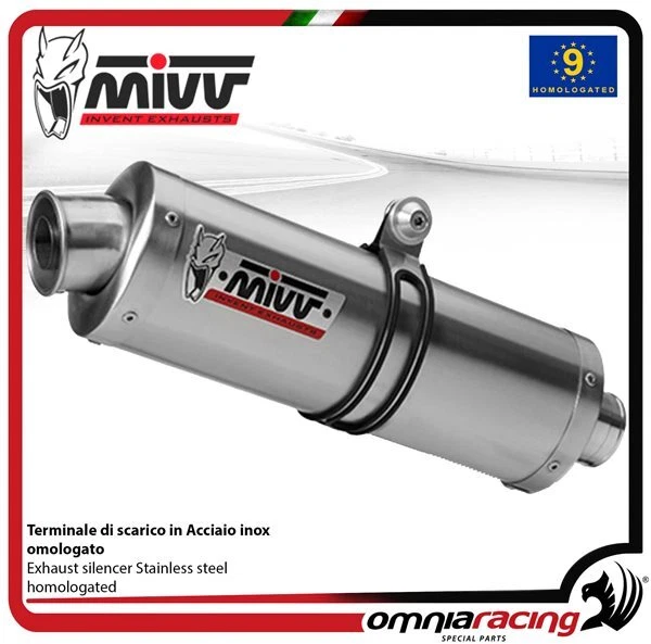 Scarico HONDA CBR 1000 RR Mivv Oval Inox UH.025.LX2