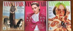 Vanity Fair Bundle of 3: Kristen Stewart, Billie Eilish, Elle Fanning - Picture 1 of 5