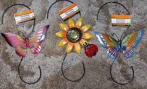 Nuevo gancho de jardín de metal planta / jaula para pájaros colgador mariposa dama insecto girasol - Imagen 1 de 7