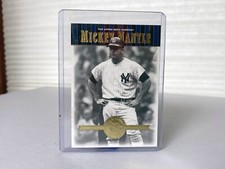 🔥 Mickey Mantle Card Upper Deck Hall of Famers Cooperstown Collection 1974