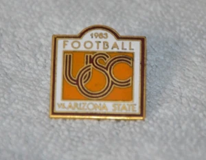 Vintage 1983 USC Trojans vs. Arizona St. Football Pin - Picture 1 of 2