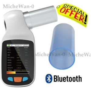 NEW SP70B Bluetooth Spirometer Lung Volume Monitor FVC,FEV,PEF, Mouthpiece - Picture 1 of 8