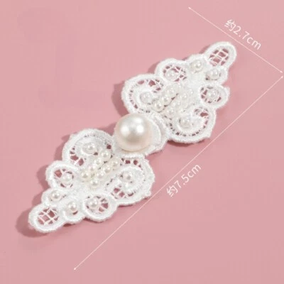 2x Cierres de camisa con cuentas de perlas de costura botones de rana estilo chino vintage para hágalo usted mismo Foto 1 de 4