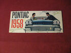 1958 Pontiac Sales Brochure Booklet Catalog Old Original