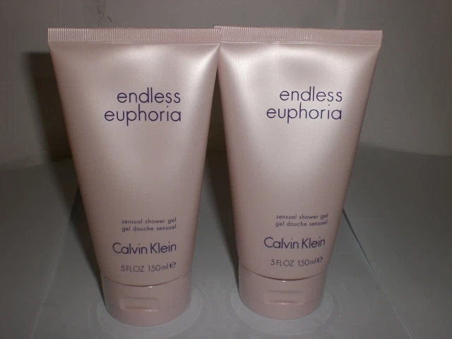 CONJUNTO DE 2 GEL DE BANHO CALVIN KLEIN 5 oz ENDLESS EUPHORIA SENSUAL 10 oz TOTAL - Imagem 1 de 1
