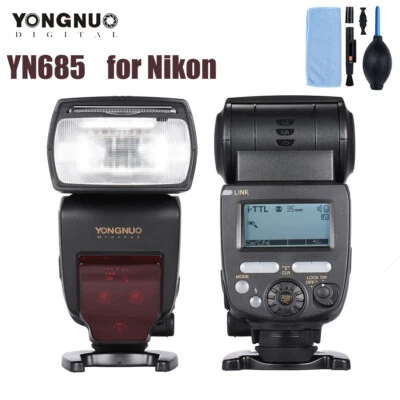 YONGNUO YN685 2.4G Wireless Flash Speedlite Built In Radio for Nikon - Image 1 of 4