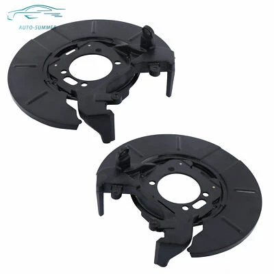 2x Placa protectora contra polvo de freno trasero izquierdo y derecho para Chrysler Voyager Dodge Caravan Foto 1 de 4