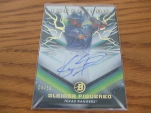 2023 Bowman Inception Autographs Gold Foil Electricity #BPAGF Gleider Figuereo R - Picture 1 of 2