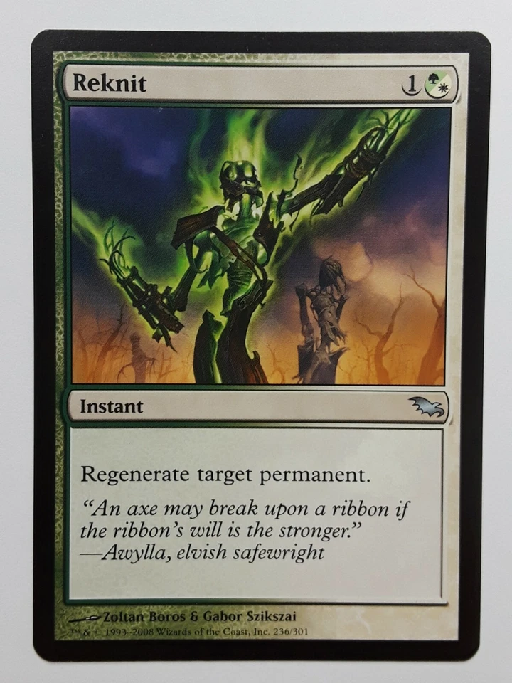 MTG Reknit Shadowmoor Regular Uncommon - Image 1 of 1