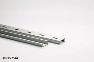 5 pieces 1 Meter Aluminum Slotted DIN Rail Heavy Weight, 35 x 10mm, 1.5mm Thick - Picture 1 of 2