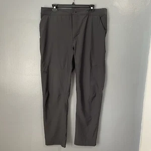 The North Face Lightweight Pants Mens 38x32 Gray Chino Hiking Fishing - Picture 1 of 10