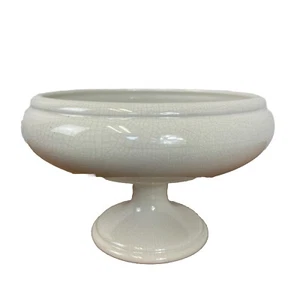 Italian Fruit Bowl Made In Italy By ATN Vintage Ceramic Stemmed Large 12” Dish - Picture 1 of 6