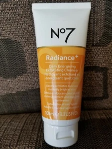 Boots No7 Radiance+ Daily Energizing Exfoliating Cleanser 3.3 OZ New Sealed - Picture 1 of 3