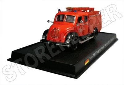 Fire Truck - Magirus-Deutz Mercur TLF16 - Germany 1961 - 1/64 (No37) LAST ITEMS! - Image 1 of 3