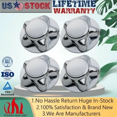 16" Chrome Wheel Center Steel Rim Hub Caps for 1997-2000 Ford F150 Expedition 4x - Image 1 of 4