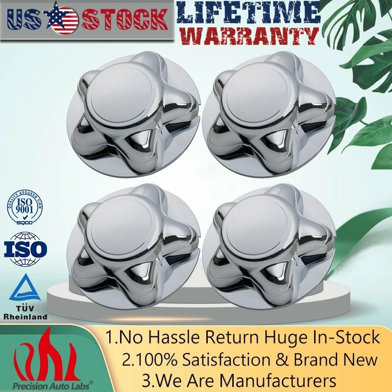 16" Chrome Wheel Center Steel Rim Hub Caps for 1997-2000 Ford F150 Expedition 4x - Image 1 of 4