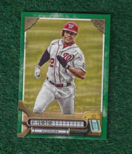 JUAN SOTO - 2022 TOPPS GYPSY QUEEN GREEN PARALLEL CARD # 207 - NATIONALS  PADRES
