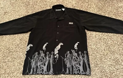 Camisa De Colección Y2K Pelle Pelle Negra Marc Buchanan Rhapsody Blues Band Para Hombres 2XL Foto 1 de 4