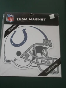 INDIANAPOLIS COLTS Large 12" HELMET MAGNET Die Cut Car Refrigerator Home Office - Picture 1 of 2