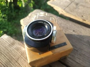 Lens Janpol Color 5.6/80mm MOUNT M42 PZO Poland Enlarger illuminated USSR camera - Picture 1 of 15