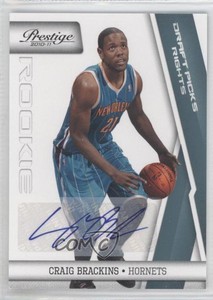 2010-11 Prestige Draft Picks Rights Auto /25 Craig Brackins #230 Rookie Auto RC