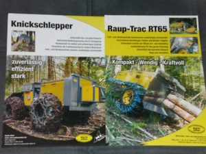 Raup-Trac Knickschlepper Forstschlepper Prospektblätter ( 24151 ) - Bild 1 von 1