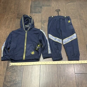 Body Glove Boys 2 Piece Outfit Jacket And Pants Size 4 Blue Gray NWT - Picture 1 of 9