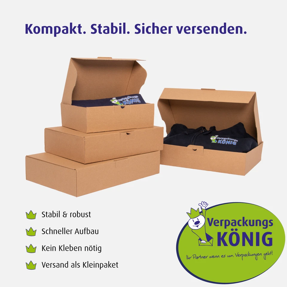 MARKENLOS DHL Kleinpaket Faltkarton Versandkarton Klappdeckelkarton einwellig DIN C5/B5