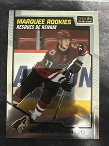 2020-21 O Pee Chee Platinum Marquee Rookie 155 Victor Soderstrom Arizona Coyotes - Picture 1 of 2