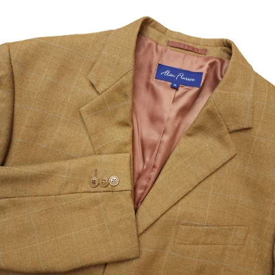 Traje Chaqueta Alan River Para Hombre XL 46R Lana Tostado 46 Regular Foto 1 de 4