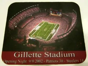 Almohadilla de ratón nocturna de apertura del estadio Boston New England Patriots Gillette SKU #1004 - Imagen 1 de 2