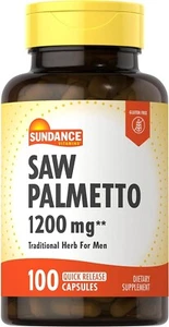 Saw Palmetto 1200mg for Men | 100 Quick Release Capsules | Gluten Free Supplemen - Picture 1 of 5