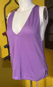 Shock Absorber Mesh Tank Top Running Yoga Workout Women's Size Small Purple - Picture 1 of 4