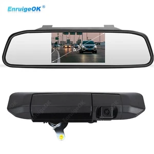 Rear View Reverse Backup Camera + Mirror Monitor Kit for Toyota Tacoma 2005-2015 - Picture 1 of 17